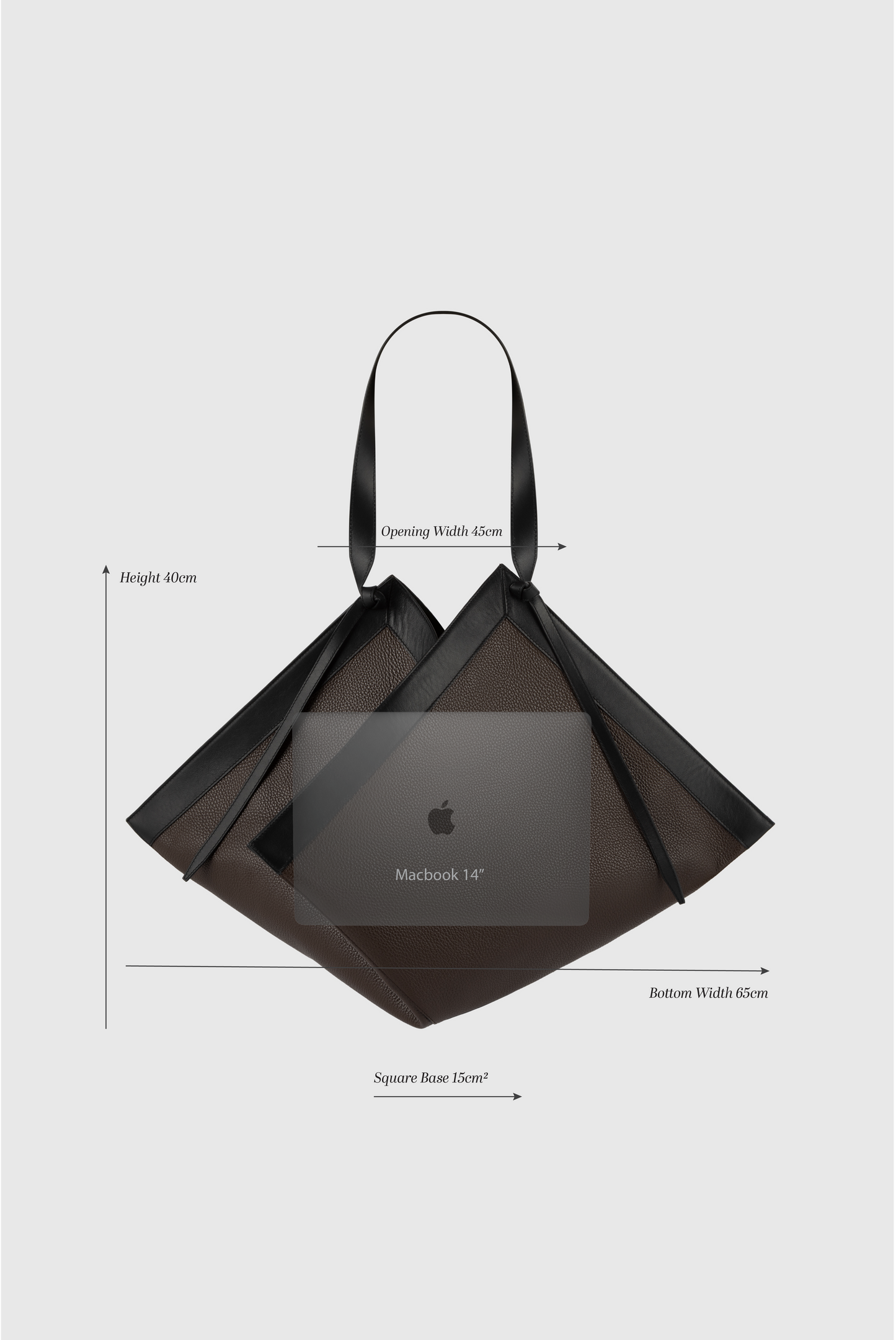 LARGE WONTON - HAZEL PEBBLE GRAINED LEATHER