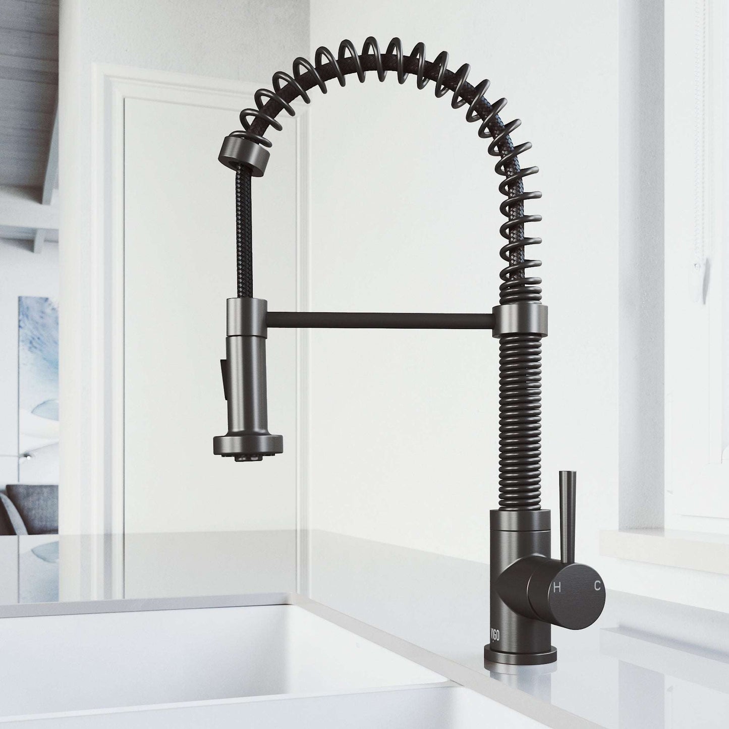 Edison Pull-Down Kitchen Spray Faucet