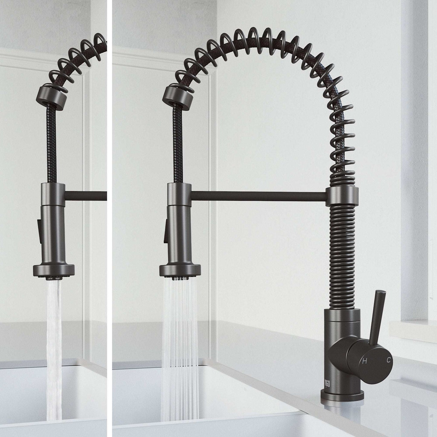 Edison Pull-Down Kitchen Spray Faucet
