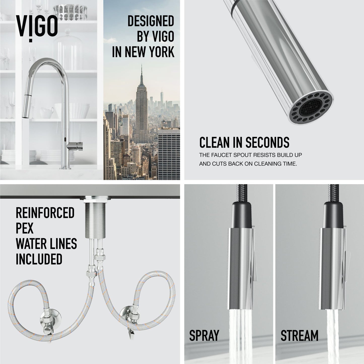 Touchless Pull-Down Kitchen Faucet – Smart Motion Sensor Water Control