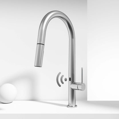 Touchless Pull-Down Kitchen Faucet – Smart Motion Sensor Water Control
