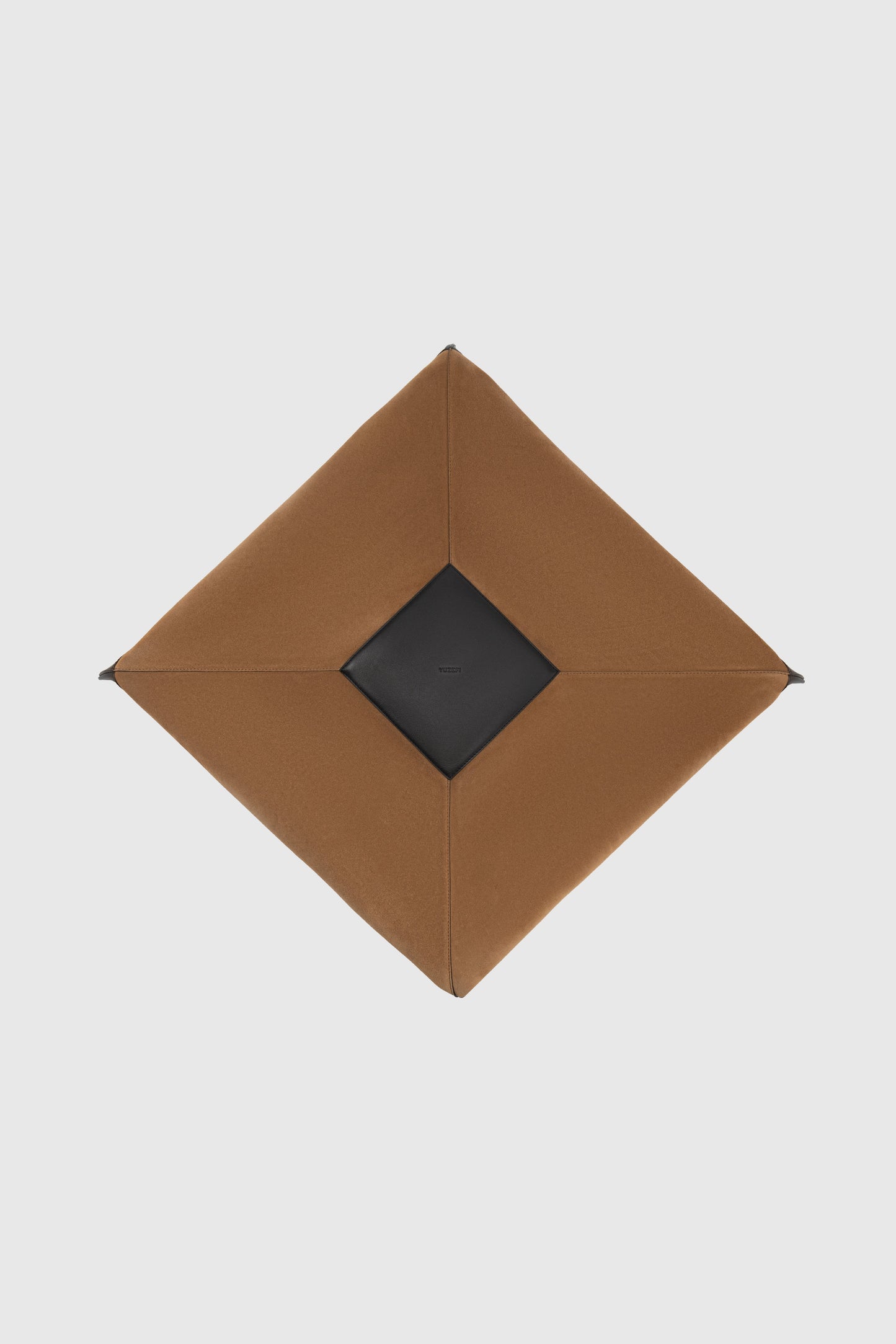 LARGE WONTON - COGNAC SUEDE