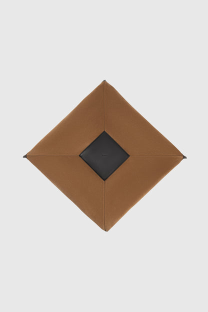 LARGE WONTON - COGNAC SUEDE