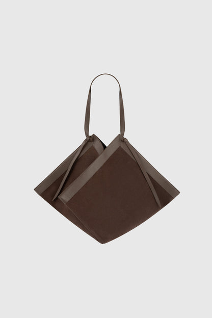 LARGE WONTON - NUTMEG SUEDE