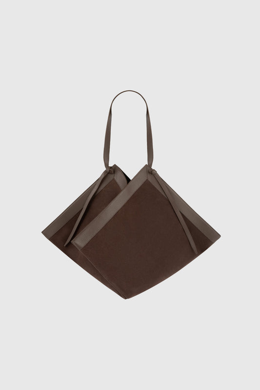 LARGE WONTON - NUTMEG SUEDE